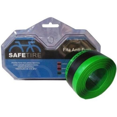 FITA ANTI-FURO SAFETIRE 35MM VERDE PARA PNEU ARO 26" 27,5" 29" - PAR em Oferta na Shopee