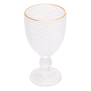 Taça de Água Lyor Petra de Cristal com Fio de Ouro 320ml em Oferta na Shopee