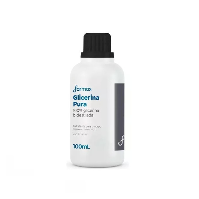 Glicerina Hidratante Para O Corpo 100% Pura Farmax 100ml