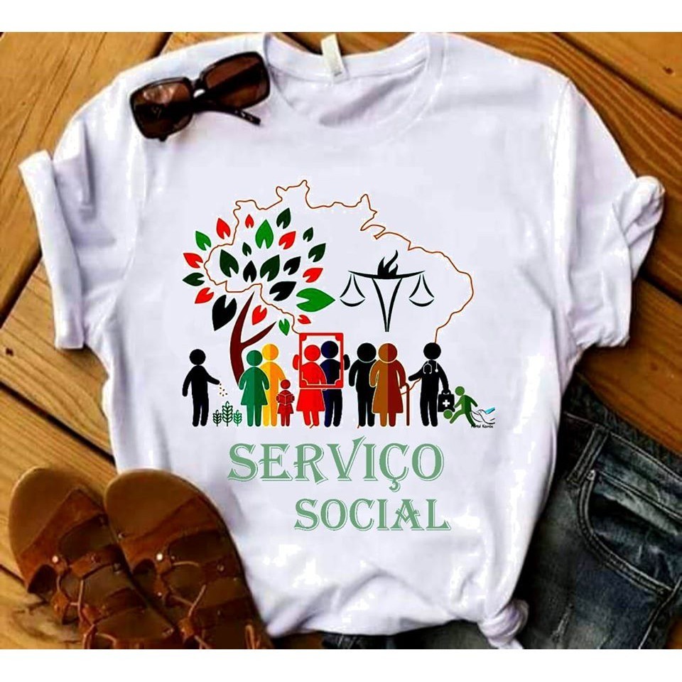 Camisa Serviço Social Blusa 02 Assistente Social