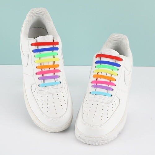 Cadarço Siliconado Sem Laços de Sapato Elástico Especial - Conjunto com 16 peças em Oferta na Shopee