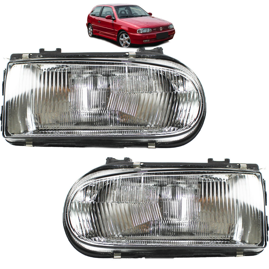 PAR Farol Gol 1995 1996 1997 1998 1999 G2 Cromado em Oferta na Shopee