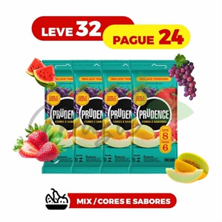 Kit Leve 32 Pague 24 Preservativos Camisinha Mix Prudence c/ 8un cada Embalagem em Oferta na Shopee
