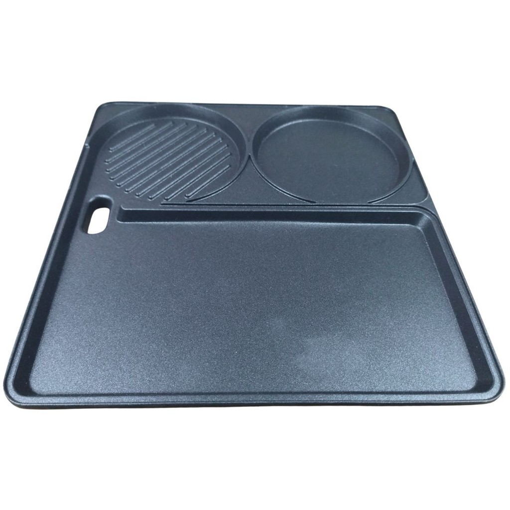 Chapa Inferior Resistência para Grill Cadence Burguer 3 em 1 GRL510