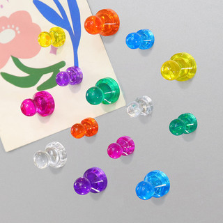 100/50/20 Pçs Colorido Transparente Magnético Polegar 11x17 Geladeira Fivela Magnética Ímã push pin
