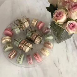 Caixa tipo Blister em Forma de Guirlanda Macarons - 5 unidades - San Felipo - Rizzo