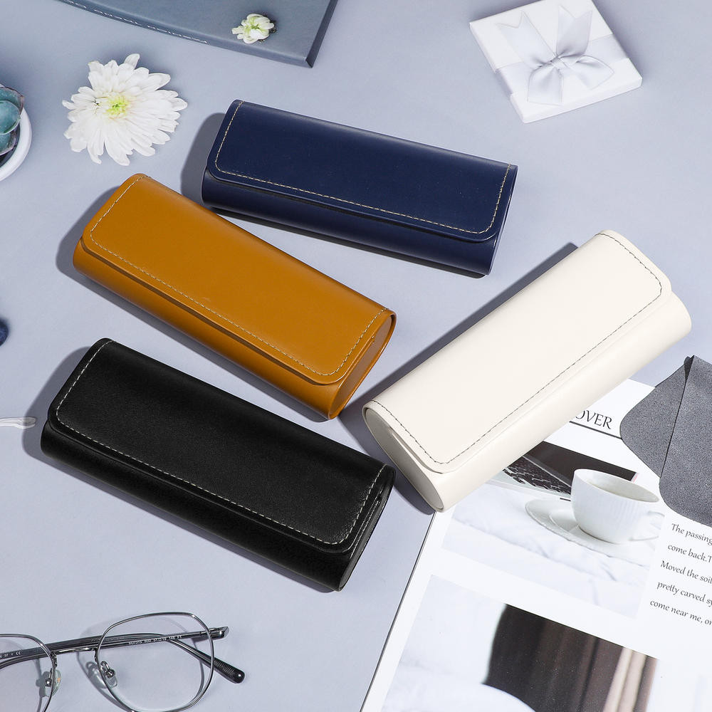 * Caixa De Óculos De Sol Em Couro Para Proteção Dos E