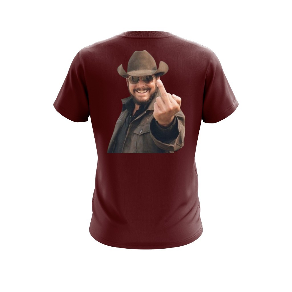 CAMISETA YELLOWSTONE RIP FODASE COWBOY COUTRY RODEIO 100% ALGODÃO IMAGEM MAIOR NAS COSTAS