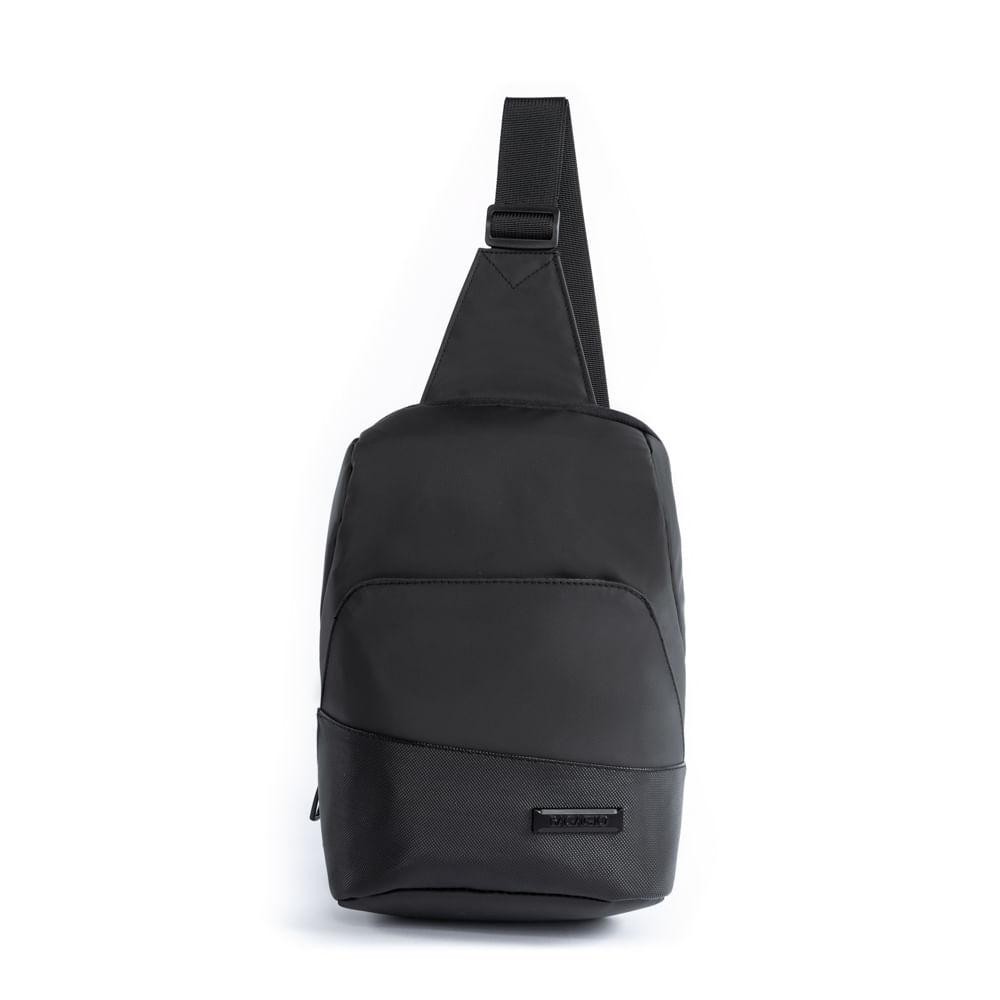 Mochila Masculina Transversal Resistente Agua Advanced Preta