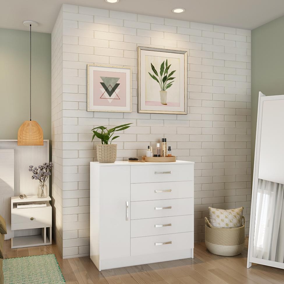 Cômoda com Sapateira Netuno Branca em Oferta na Shopee