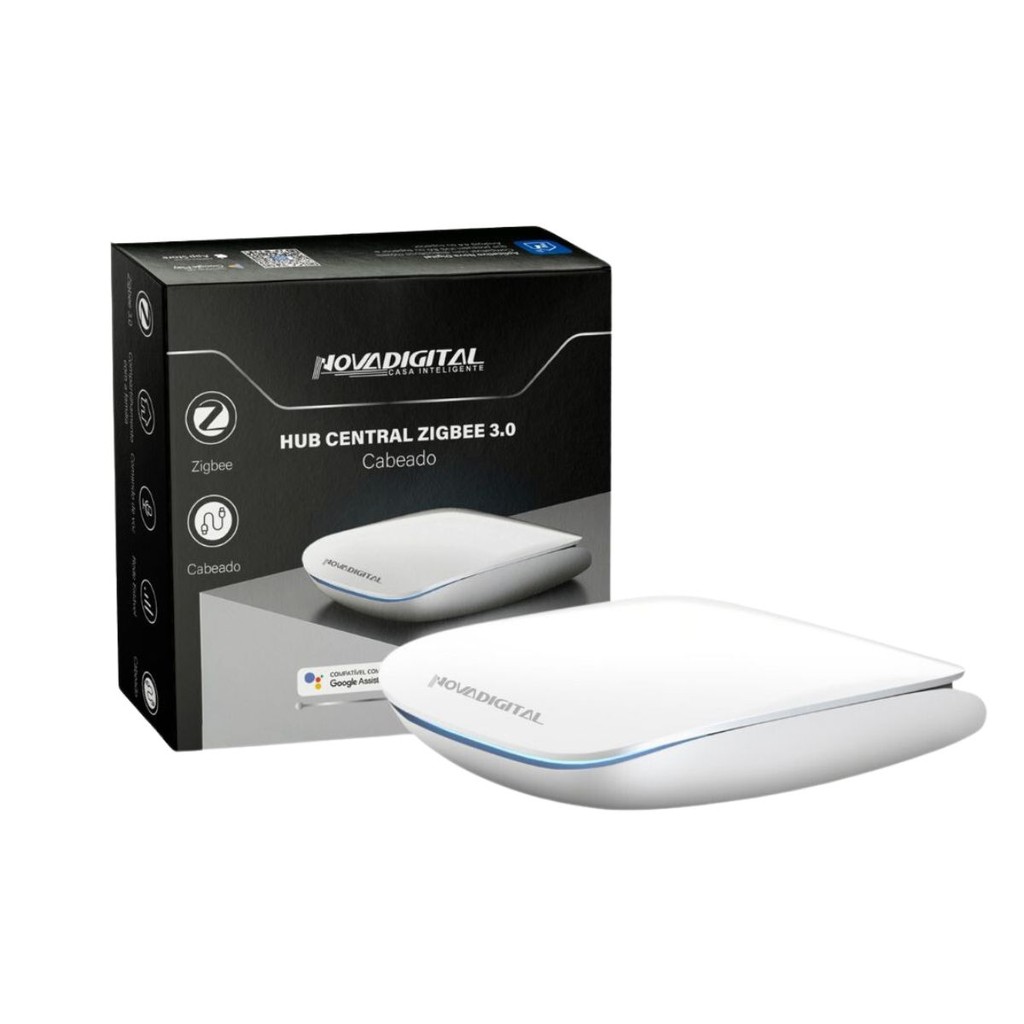 Hub Gateway Zigbee Cabeado Nova Digital Lan Tuya Cabo Rede