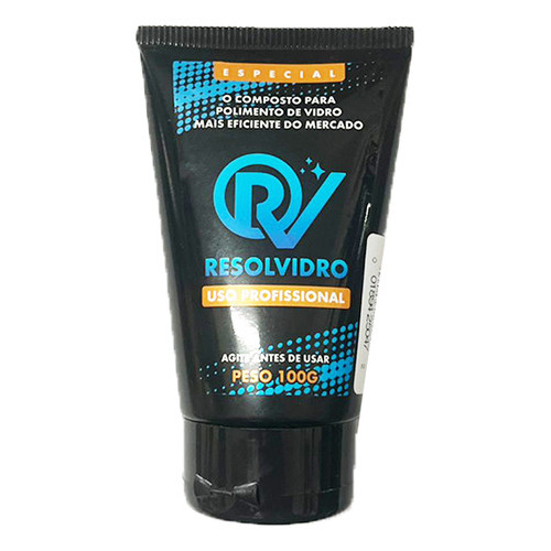 Composto Liquido De Oxido De Cério para Polir Vidro 100g Resolvidro Uso Profissional