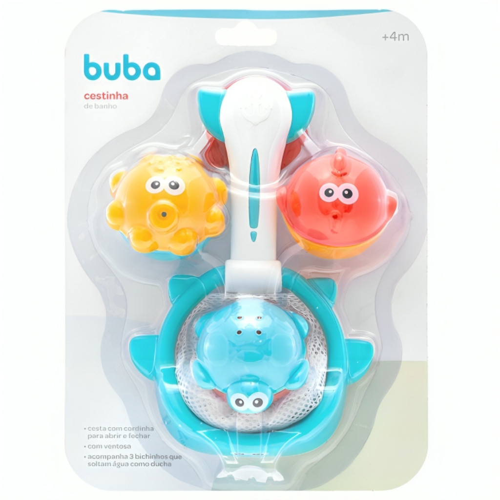 Brinquedo Interativo Para Banho Cestinha De Tubarão 17874 - Buba em Oferta na Shopee