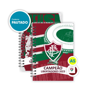 Caderno A5 Fluminense Campeão Libertadores 2023