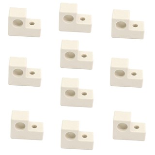Kit Com 10 Suporte Isolador Louça Resistência Forno Elétrico