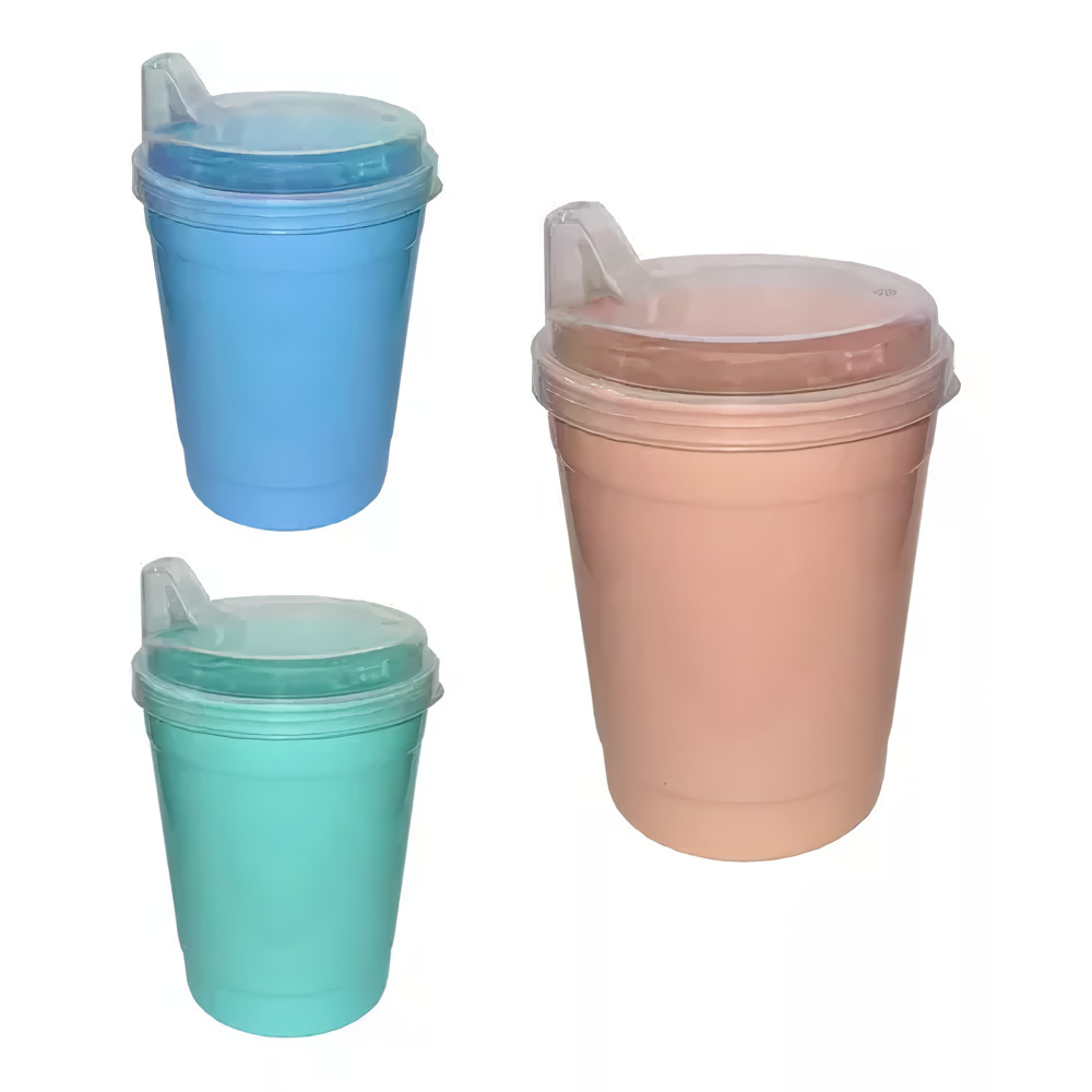 Conjunto Copo Infantil Escola C/ Bico de 3 Peças 250 Ml em Oferta na Shopee