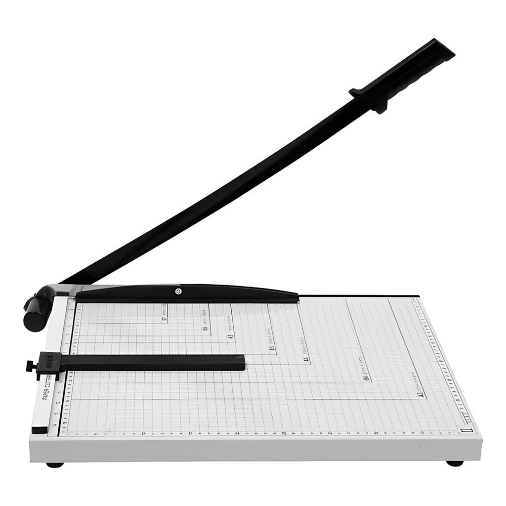 Guilhotina Facão A3 A4 Corta papel 10 folhas Tranquilamente com Faca 52cm Mesa uso Escolar Grafica