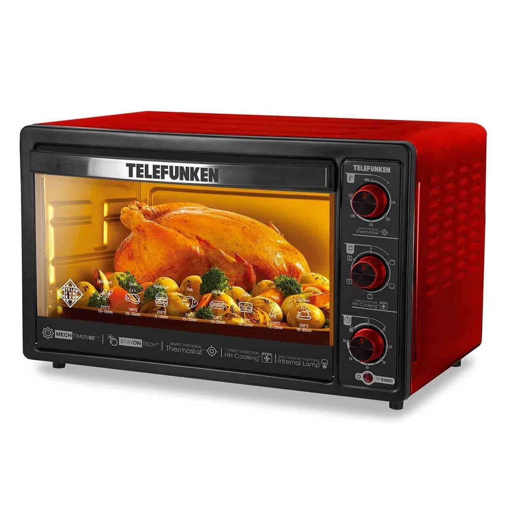 Forno De Bancada Elétrico Telefunken 38L TFE 400 em Oferta na Shopee