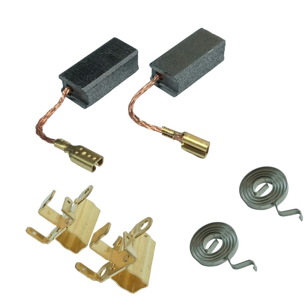 Par Escovas 220v + Suporte + Molas Para Martelete SHR263 Stanley
