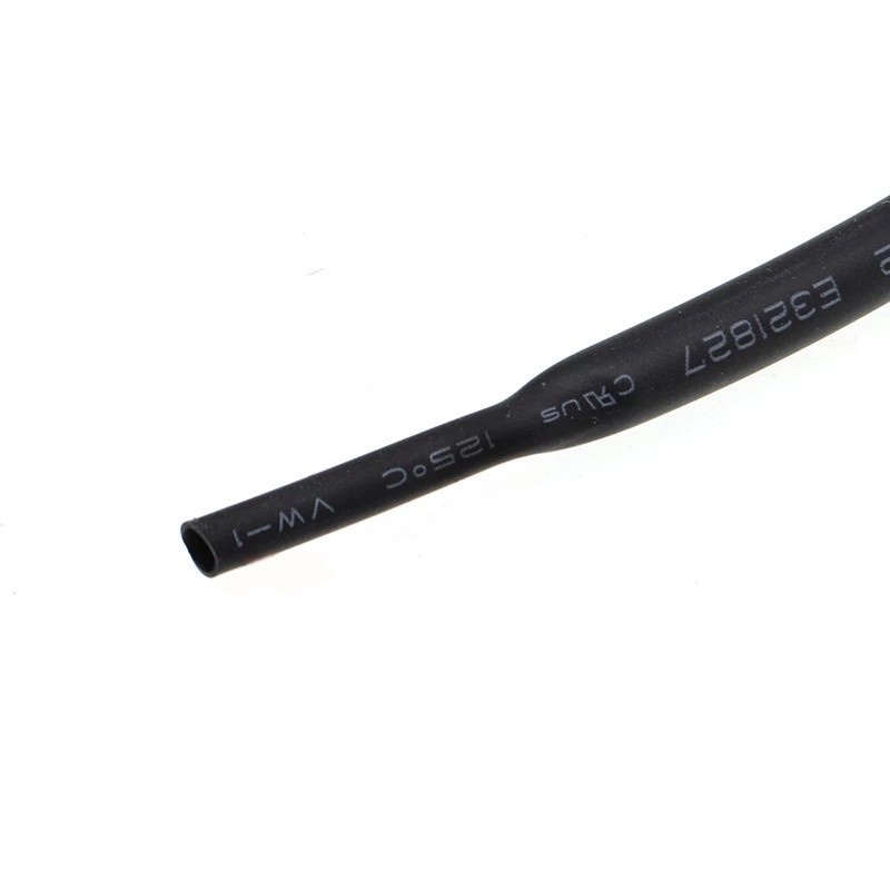 50cm Tubo Termo Retratil 1mm 1.5mm 2mm 3mm 3.5mm 4mm 50cm para Encapar Fio Envolver Componentes Esquenta Encolhe Tubo