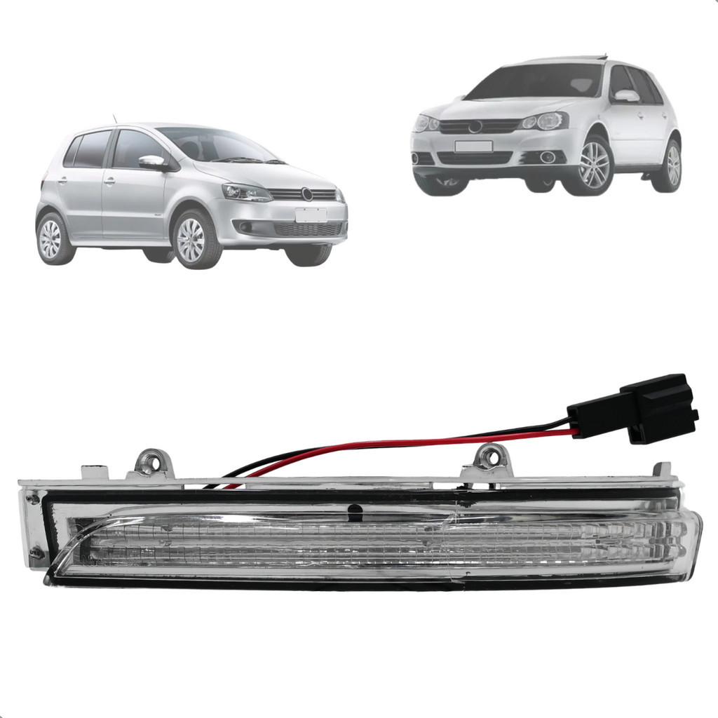 Pisca Retrovisor Fox Crossfox Up Spacefox Polo Saveiro Voyage 2013 2014 A 2017 2018 Esquerdo Motorista