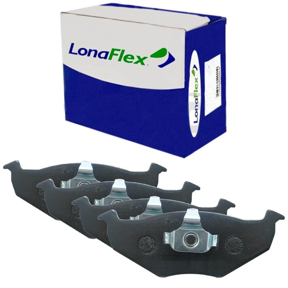 Kit Pastilha Freio Gol G6 2013 A 2016 Dianteira Lonaflex - Spare Parts and Accessories for Vehicles