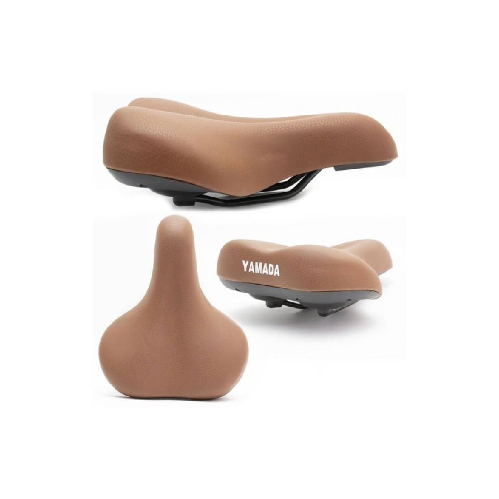 Banco Selim De Bicicleta Confortável Yamada Marrom Retro Mtb em Oferta na Shopee