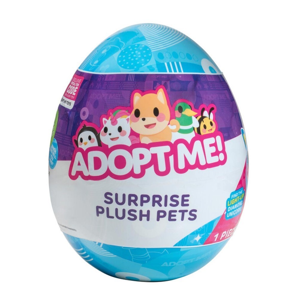 Ovo Surpresa com Pelúcia de 12cm - Adopt Me - Hobbies & Collections