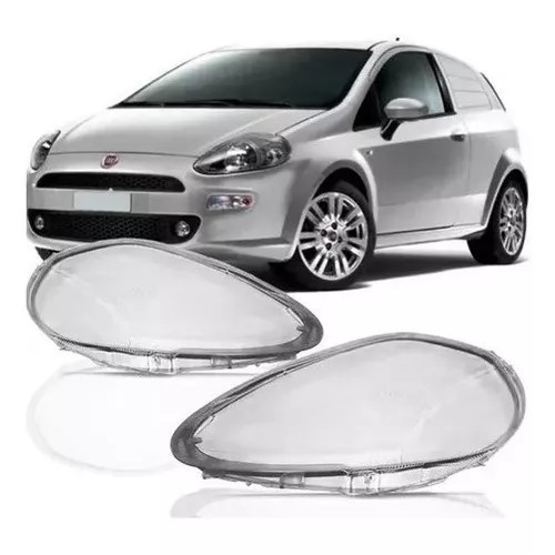 Lente Farol Dianteiro Fiat Punto 2013 2014 2015 2016 2017