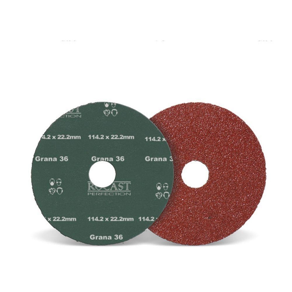 DISCO DE LIXA 114,3 x 22,2 GR 60 ROCAST