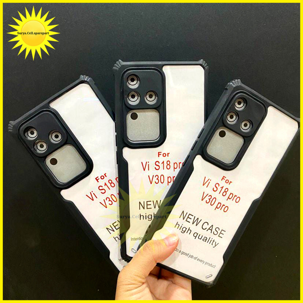 Softcase Transparente À Prova De Choque Vivo V30e 5g V40 V40 Lite X100 5g Y28 4g Y29 4g Y38 5g iQOO Z8x 5g Z9 5g Z9x Z5