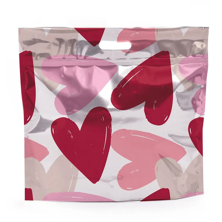 Sacola Metalizada com Zip - Passione - 1 unidade - Cromus - Rizzo em Oferta na Shopee