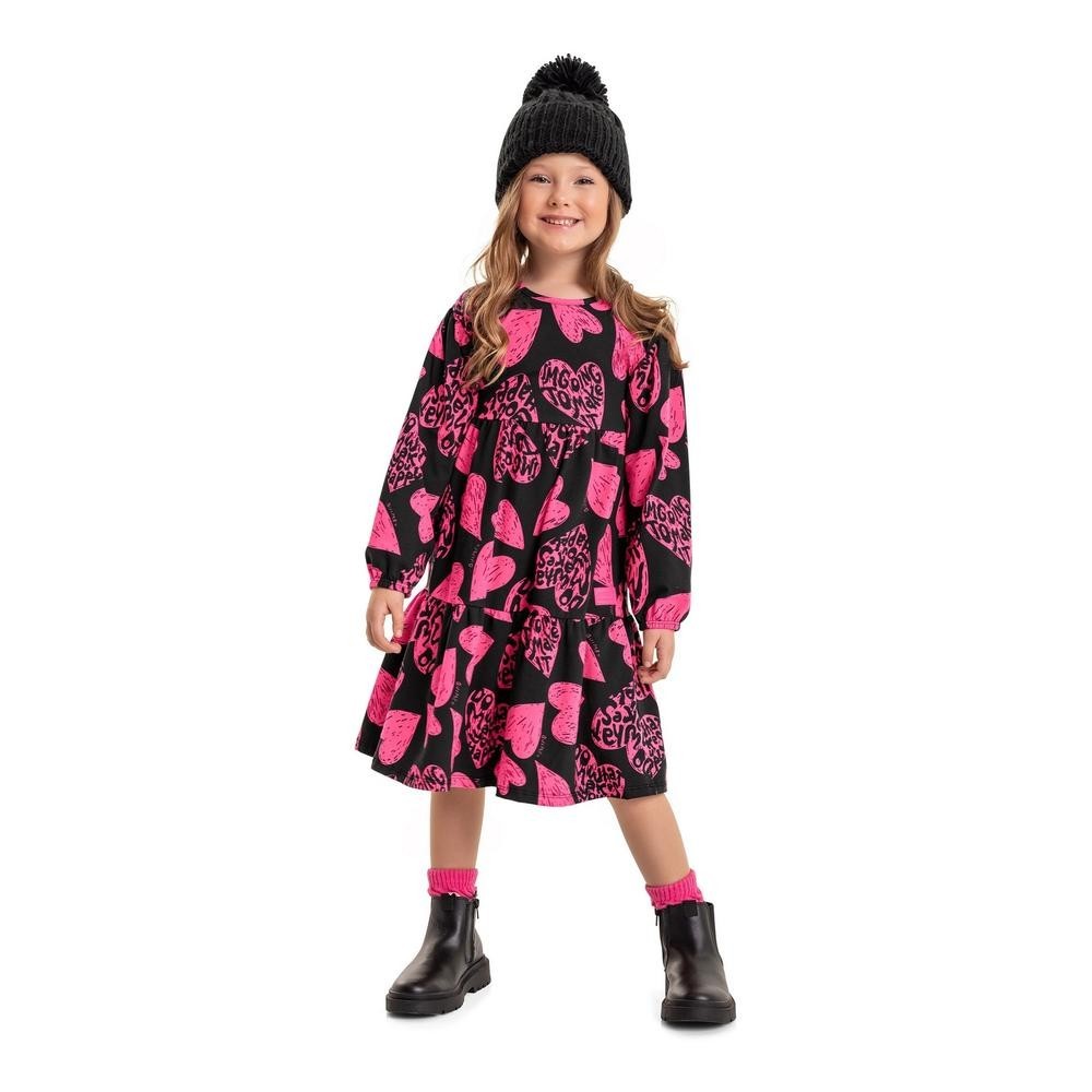 Vestido Estampado Infantil Quimby