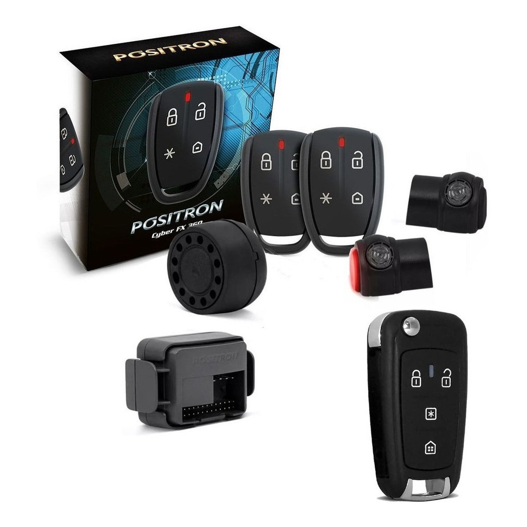 Alarme Automotivo de Presença Segurança Fx360 + Chave P