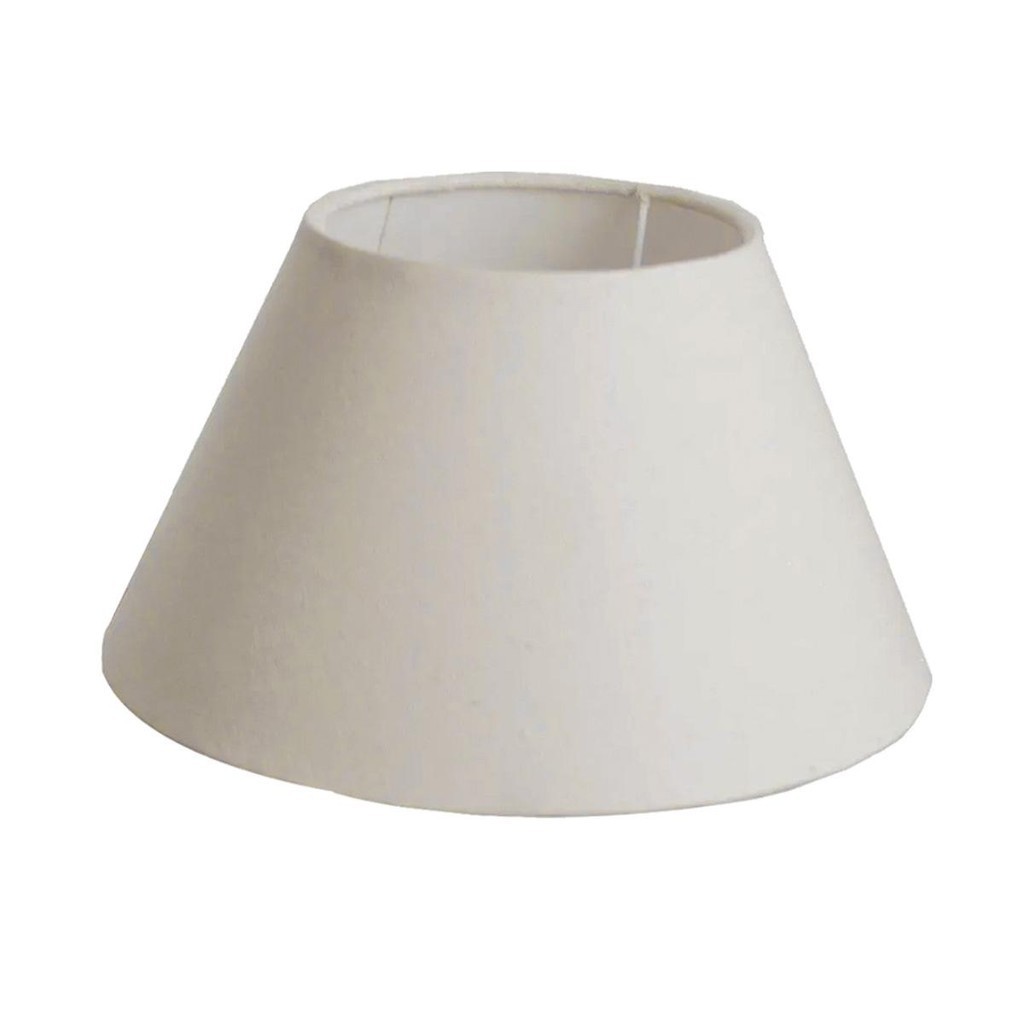 Imagem Cúpula de Abajur Luminária 14x23x36cm Tecido Algodão Soquete Nacional Ref 21