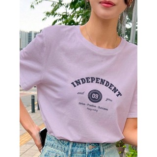 T Shirt Strive Positive Success Happy Ending Colorida Larga Plus Size Feminina