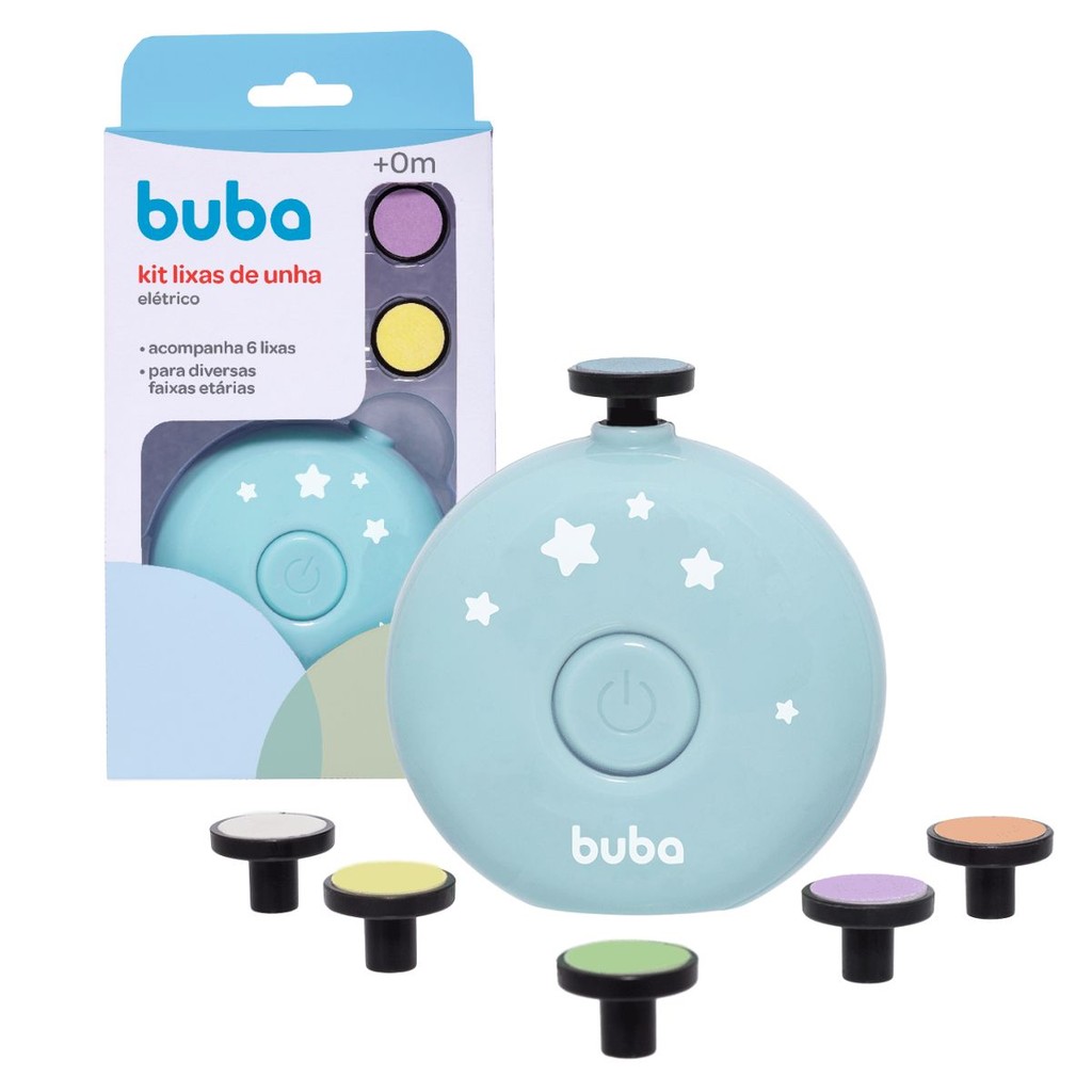Kit Lixas De Unha Elétrico 18688 - Buba em Oferta na Shopee