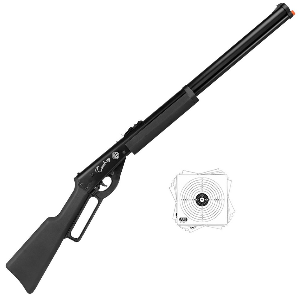 COM  - CARABINA PRESSÃO COWBOY LEVER ACTION 4,5 MM POLIMERO - ROSSI em Oferta na Shopee