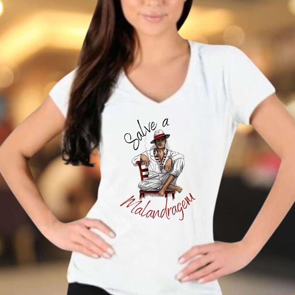 BabyLook Umbanda Zé Pelintra - Salve a Malandragem - Umbanda Candomblé - Camiseta Feminina