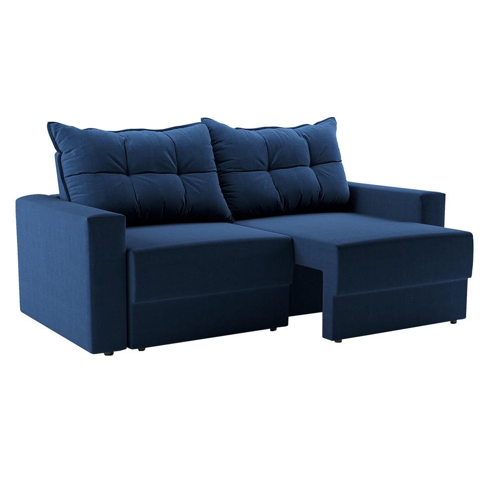 Sofá 3 Lugares Retrátil Lubeck Suede Azul Marinho 180 cm em Oferta na Shopee