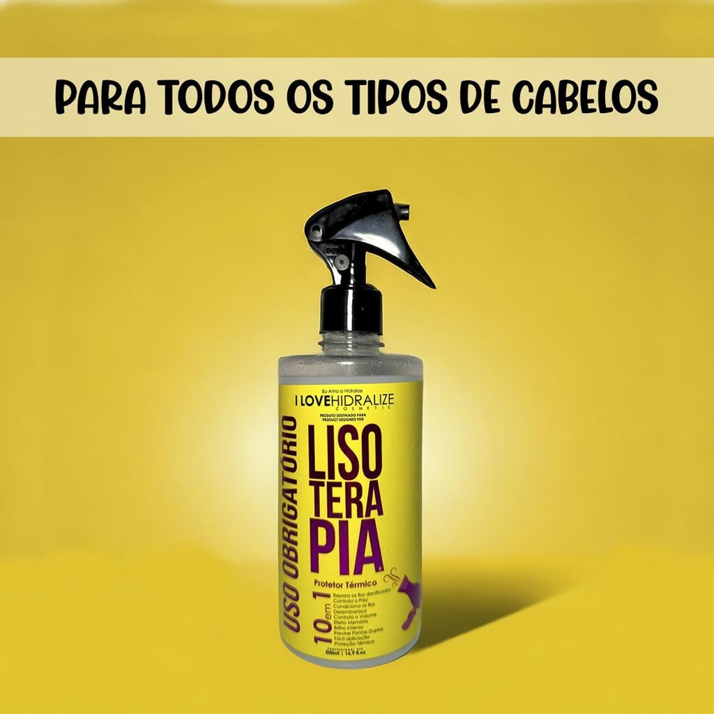Spray Protetor Termico 10 Em 1 Capilar Lisoterapia 500ml em Oferta na Shopee