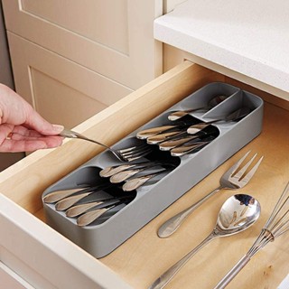 Porta Talheres Gaveta Organizador Separador Cozinha Colher Garfo Faca Divisoria Pratico Ca...