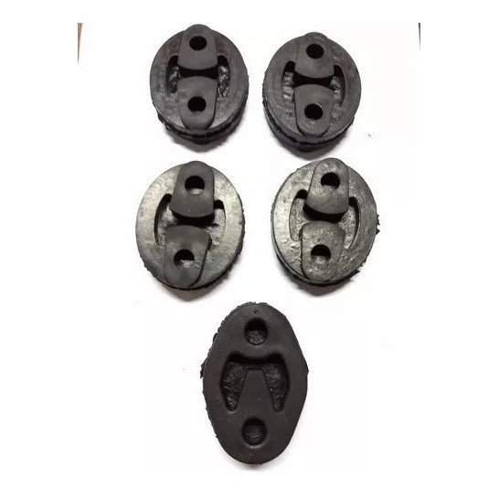 Borracha Do Coxim Escapamento Ford Escort Zetec Kit C/ 5pç