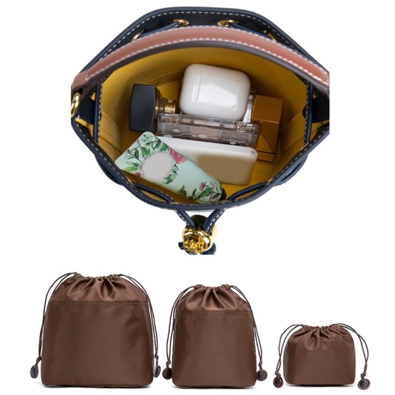 MR Bag Organizador Inserir Cordão Projetado Balde Bolsa Nylon Interna