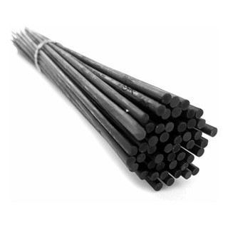 Kit 10 Estacas Tutor De Plantas Haste Pintada Bambu 50cm