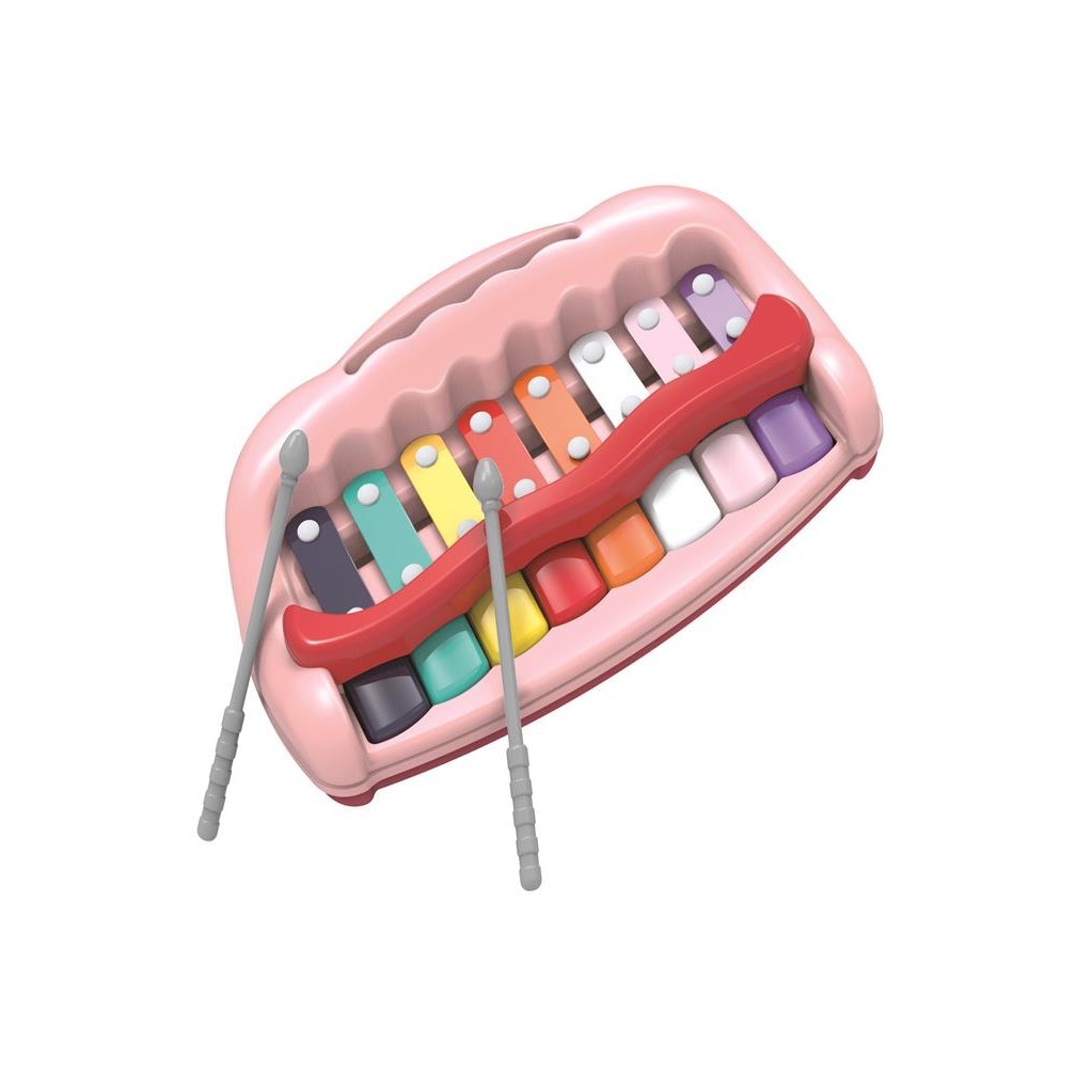 Mini Xilofone Piano 2 Em 1 Musical Teclado Baby Infantil P/ Bebe Brinquedo Infantil - Rosa -  Zoop