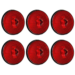 6 Lanterna Lateral Caminhão Carreta Baú Randon LED BIVOLT VM