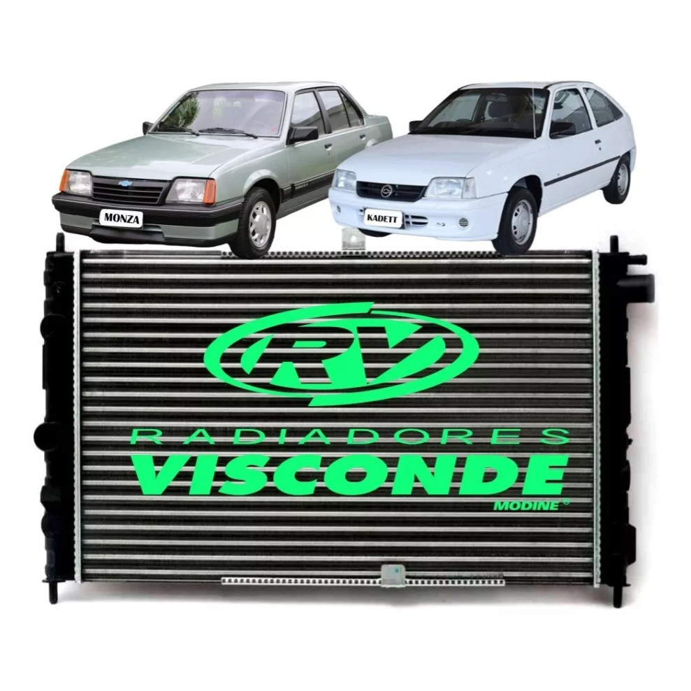 Radiador Kadett Monza 1.8 1989 1990 1991 1992 1993 1994 1995 1996 1997 1998 em Oferta na Shopee
