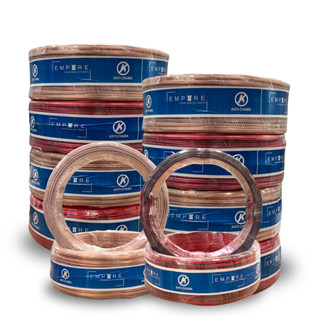 Fio Cabo Bicolor Polarizado Cristal Som Auto Alcu 2X0,50MM 50Mts