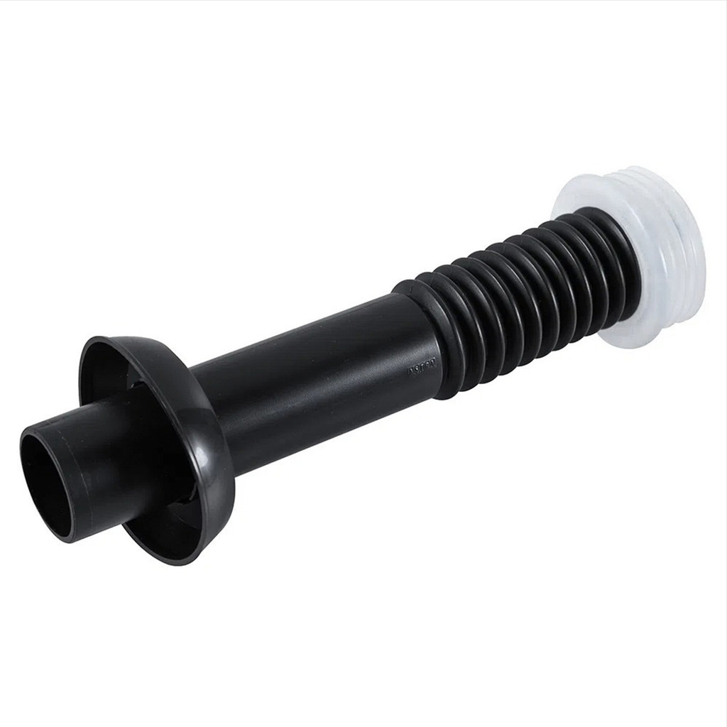 Tubo Ligação Ajust. Até 25cm P/ Vaso Sanitário Bacia Astra - Preto